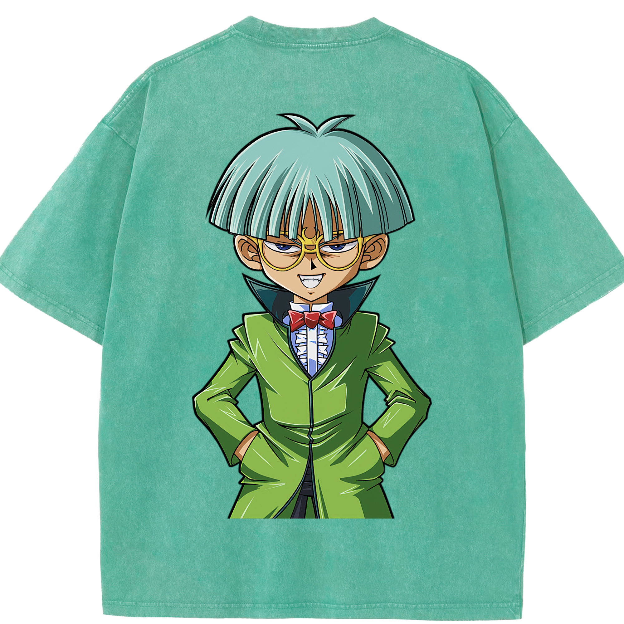 （画像用） 遊☆戯☆王 Yu-Gi-Oh! 綿100% ヴィンテージ風 半袖Tシャツ（背面プリント）